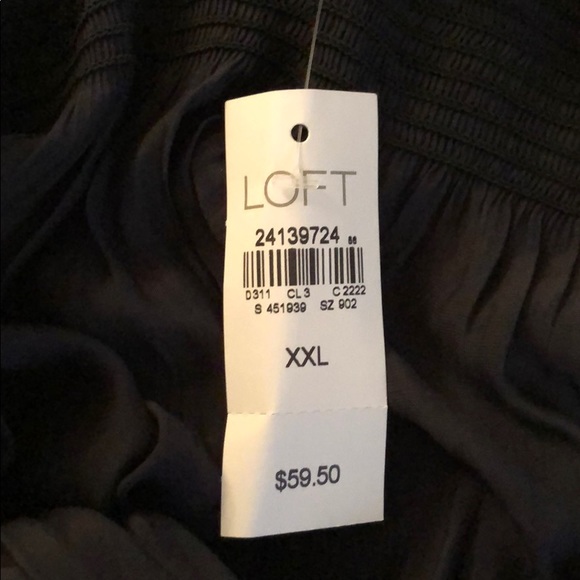 *NEW* Loft black off the shoulder top with straps - Picture 6 of 6